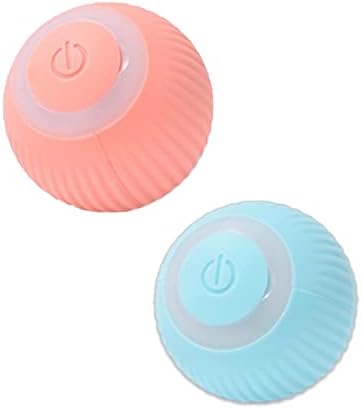 Bola de brinquedo interativa inteligente para gatos, bola giratór...