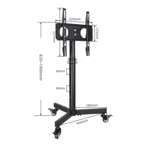 Soporte móvil para TV de 14-32 pulgadas con ruedas miniatura 5