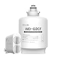 Waterdrop WD-G2CF Filter, Replacement for G2-W, G2-B, G2P600-W Reverse Osmosis System,12-month