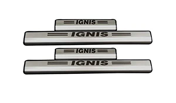 Image of Door Sill /Foot Step Stainless Steel Plates Compatible with Ignis (Set of 4 Pcs)
