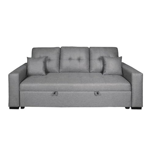 Duérmete Online - Sofá Cama de 3 Plazas Modelo Marlo, Diseño...