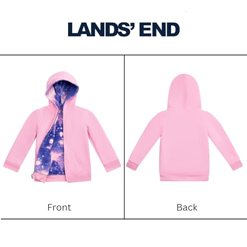 Image of Lands' End Kids Ultra Soft Sherpa Full Zip Hoodie Sweatshirt (XS-L)