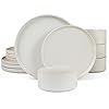 Famiware Star Dinnerware Sets, Plates and Bowls Set for 4, 12 Piece Dish Set, Microwave and Dishwasher Safe, Matte White Famiware Star Dinnerware Sets, Plates and Bowls Set for 4, 12 Piece Dish Set, Microwave and Dishwasher Safe, Matte White
