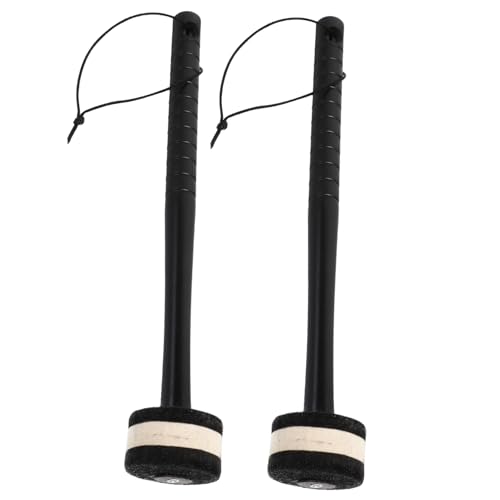Par de baquetas para bombo negro Yardwe miniatura 1