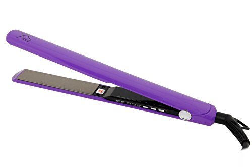By AGV-Plancha de Pelo Profesional Titanio XS Placas Ultra Finas Morada (Purple)