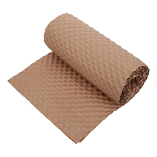 DIKACA Rollo de Papel de Embalaje de Nido de Abeja Biodegradable 38 Cm X 10 M, Material de Amortiguación Expandible para Protección de Artículos Frágiles, Suministros de Embalaje