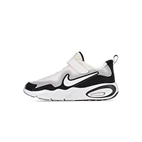 Nike Little Kid's Air Max Nova LifestyleShoes, White/White-Black-Wolf Grey, 13C