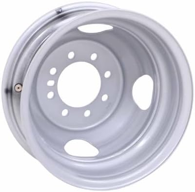 Dual Steel Trailer Wheel with Valve Stem- 16"x6" 8 on 6.5 4.88" CB Updated SKU : WS-16060865-SD-14777-488BX