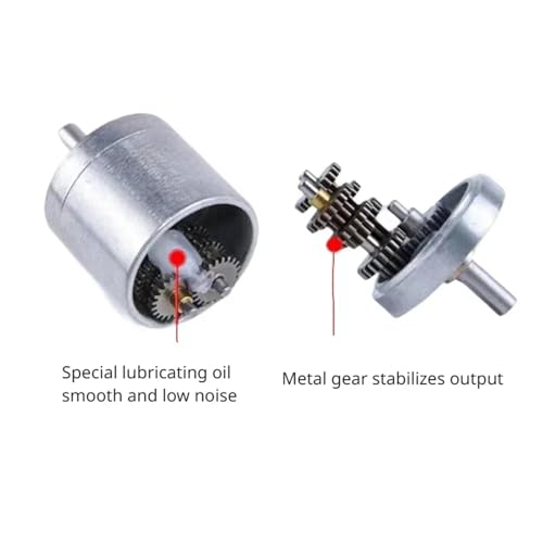 Moteur à engrenages JGA25-370 pour réparer un moteur 6V sans force