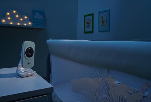 Chicco Baby Monitor Video Start, con Schermo a Colori 3.2 pollici, Portata 200 m, Visione Notturna Infrarossi, Funzione Smart Eco Mode, Batteria Ricaricabile  -11479 - 7