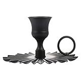 Design de ventilateur : un bougeoir de ventilateur avec un design d'apparence exquis, beau et délicat, rend la décoration de votre maison exceptionnelle, charmante et unique, et intéressante, et la structure bien faite plus durable.