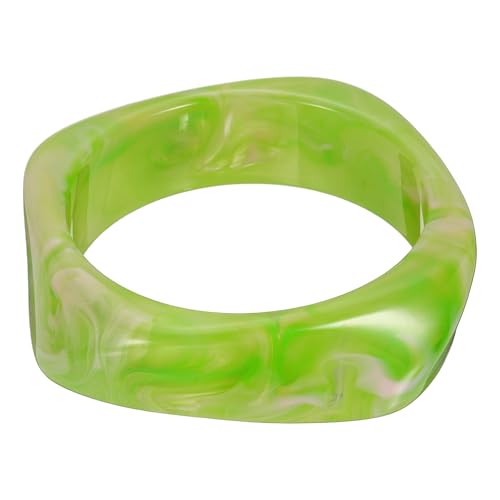 Bijoux déclaratifs bracelet résine haut de gamme aux reflets acétate