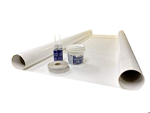 Class A Customs Tpo Kit | 8.5Ft Wide X 5Ft Long | Rv Rubber Roof Kit | Rv Camper Trailer Rubber Roof Repair #TOP21