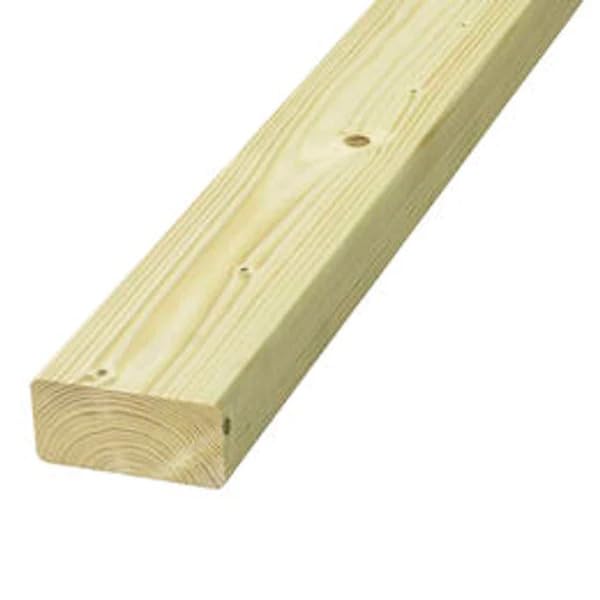 4 X 2 Timber (47 X 100mm) C16 Sawn Treated Timber 3.0 m Pack of 6