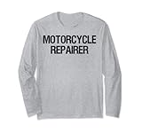 Motorrad-Reparatur Langarmshirt