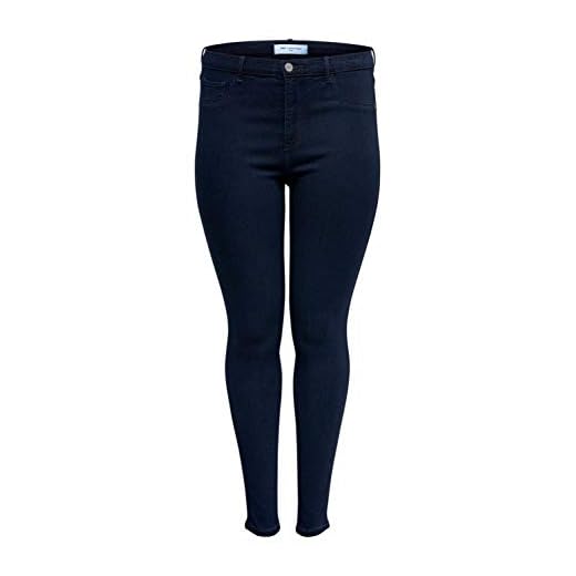 ONLY Carmakoma Damen Carthunder Push Up Reg Mbd Noos Skinny Jeans, Blau (Medium Blue Denim), 52 Große Größen EU 5 ONLY Carmakoma Damen Carstorm Push Up Hw Dbd Noos Skinny Jeans, Dark Blue Denim, 52 EU