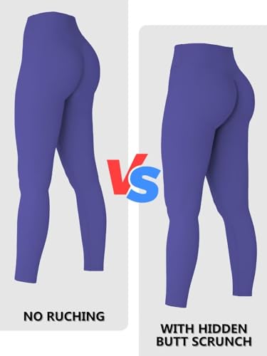 Image of Sunzel Sunzfly Invisible Butt Scrunch Workout Leggings for Women, Butt Lifting High Waisted Gym Yoga Pants with Tummy Control