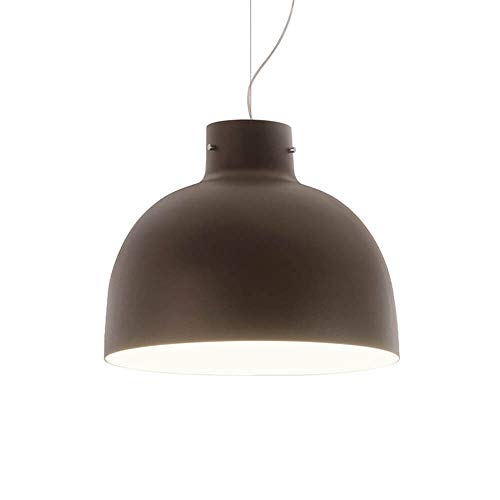 Kartell Bellissima, Lampada a Sospensione, Tecnopolimero termoplastico colorato in Massa, Marrone, Ø 50 x H 41 cm [Classe di efficienza energetica E]