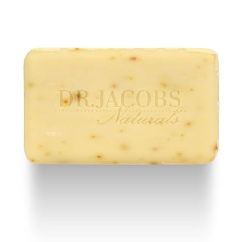 DR.JACOBS NATURALS Jabón de barra Pure Castile - Jabón de barra de Castilla exfoliante triple molido, 5 oz. - (Cóctel Citrus Crush)