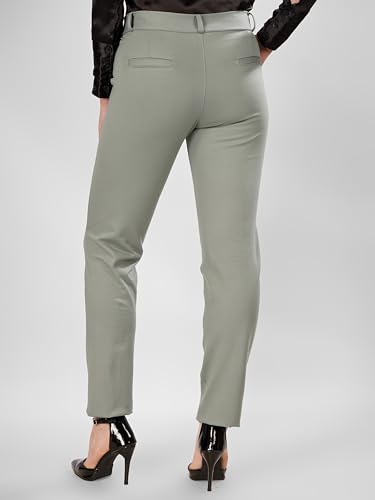 Image of modny Formal Trousers for Women Premium Polycotton, Regular Fit, Straight Pant for Girls | Ideal for Office, College & Professional Wear
