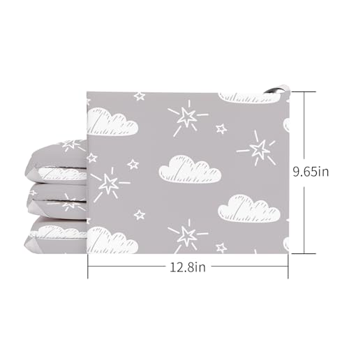 BDTROL 6 Pc Upgraded Crib Mesh Mesh Liner,Soft Liner-Multifunctional Rail Guard for Side(2026,new (6pc-Gray Cloud) - Thumbnail 2
