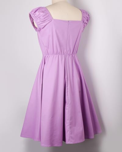 Image of YARN & INK Retro Swing Dresses for Women 1950s Vintage Rockabilly Clothes Pinup Clothing Cocktail Party Dress