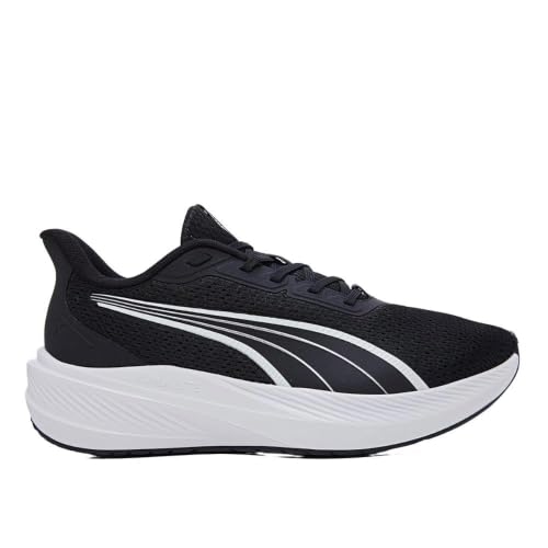 Tênis Puma Dasher Lite Unissex, Preto e Branco, 42
