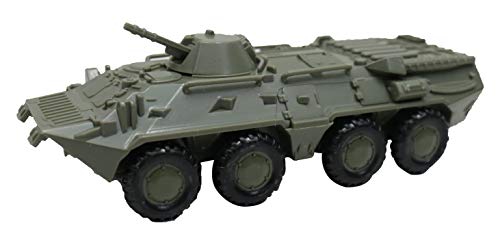 4D 1:72 Scale BTR-80 Armored Personnel Carrier Military Vehicle Russian Army Toys Model Action Figure