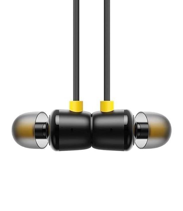 Image of Original Deep Bass Powerful Bass Sound Wired Earphones Compatible for Realme Buds 3.5mm, Realme C55, C53, C51, C33, C30, C25, C21, C20, 5, 5i & More for Daily Use with Long Playtime