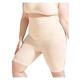 Fajas Reductoras Mujer Pantalones cortos moldeadores de cintura alta antideslizantes for mujer,3XL)