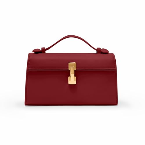 Image of Clutch Purses for Women - Small Purse Top Handle - Evening Bag - Adjustable Crossbody Handbag - Trendy PU Leather