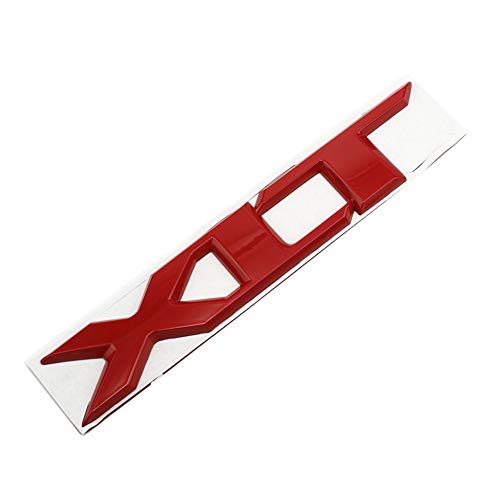 Image of for XLT Connected Letters Truck Car Sticker Emblem 3D Letter Badge Decal for Auto Body Trunk Tailgate Metal Name Plate Decorative Emblems Stickers (red), fenghongfukeji0606