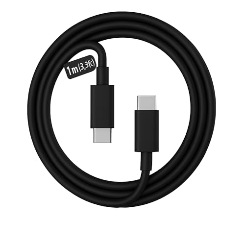 Image of Samsung 45W Original Type C to C 3.3 FT Fast Charging USB C Cable High-Speed & Data Transfer Compatible with Samsung Galaxy S26 /S25 /S25+ /S24 /S24+ /S23 /S23+ /S22 /Ultra /Plus /Fe /Edge - Type-C Cord, Black