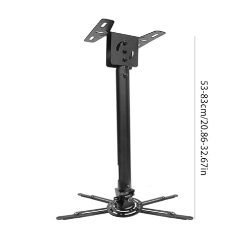 Support de projecteur rétractable en métal pour installation murale et sol