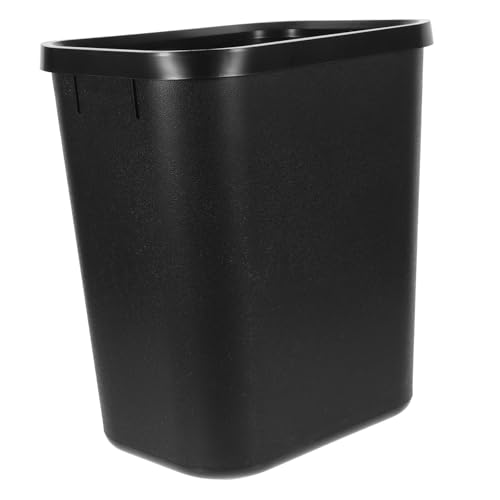 Caneca de basura de plástico 15L negra GANAZONO