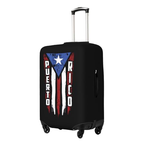 Puerto Rico Flag Travel Luggage Cover Suitable for 18-32 Inch luggage2