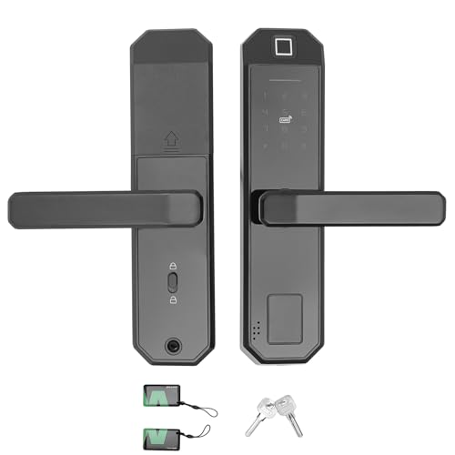 Serrure de porte intelligente à empreinte digitale et code pour porte 35-50mm