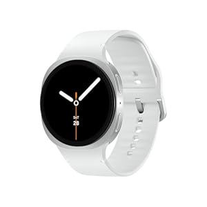 Samsung Galaxy Watch8 Smartwatch mit Galaxy AI, Fitness-Uhr und Fitness-Tracker, Sport Band, Wellness- und Schlaf-Coaching, 40 mm, Bluetooth, Silver, 3 Jahre Herstellergarantie