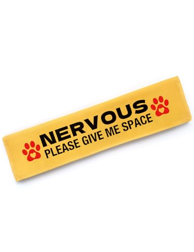 Patch nerveux pour chien avec manchon pour laisse Do Not Pet amovible