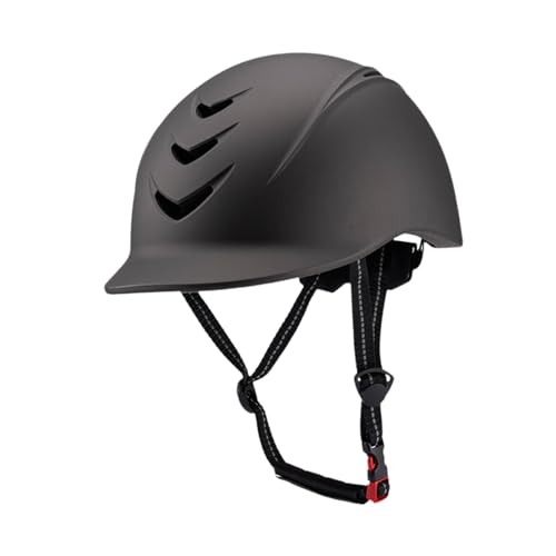 Ysyqkn Casco de Equitación, Casco de Ciclismo, Ligero, Profesional, de Verano, con Forro Extraíble, Suministros, Sombrero de Equitación, Equipamiento para Ca, Titanio