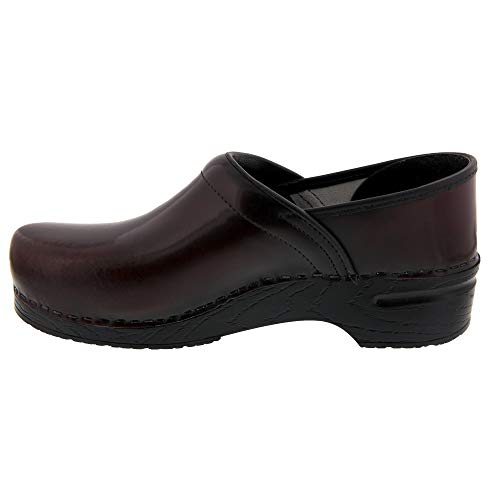 Bjork Swedish Comfort Men's Professional Leather Clogs (Eu-46, Bordeaux Cabrio) #TOP2
