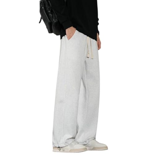 Pantalon de survêtement homme épais et isolant thermique à jambe large pour le grand froid