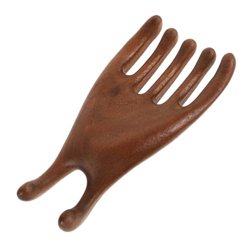 SHERCHPRY Sandalwood Scalp Massager Eye Tool Portable Face Massager for Office Workers