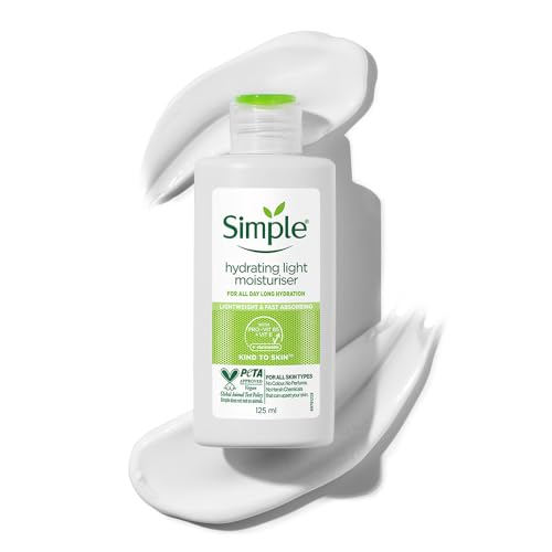 Simple Kind To Skin Hydrating Light Moisturiser Lotion 125ml | For All Day-Long Hydration | For All Skin types