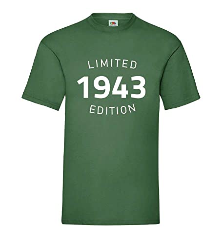 T-shirt 1943 vert bouteille homme XXXL idéal pour vos sorties décontractées