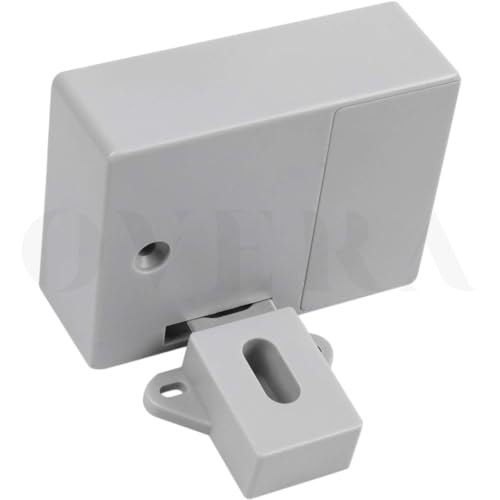 Image of Overa Smart Cabinet Lock No Holes Holds 2 Key Fobs and 1 Card Invisible Lock RFID Electronic Opener for Sauna Libraries Factories Cabinet Offices DIY Smart Sensor Hidden Safety Digital Cabinet Lock
