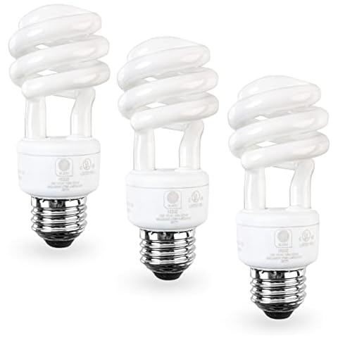 SleekLighting E26 Standard Screw Base 13W CFL Light Bulb - 3 Pack Cover