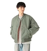 Amazon.co.jp: [ビームス] ブルゾン MA-1 メンズ OLIVE S 11185607139