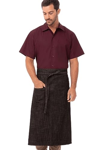 Tablier Chef Works Crosshatch idéal pour cuisiner à la maison et recevoir vos invités
