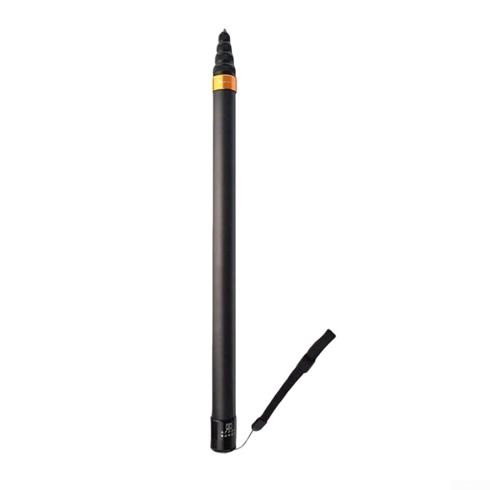 Selfie in Carbonio 1.5m per Insta360 per x4 Selfie in Carbonio(3 m 7-Section) | di carbonio leggera, estensione 1.5m, compatibile per insta360 per x4, ideale per selfie